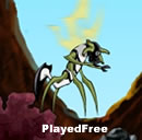 Ben10 Stinkfly Battle