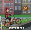 Biking in Amsterdam